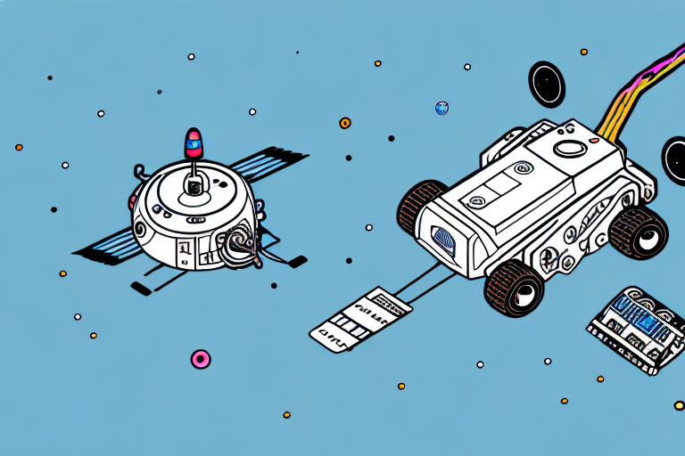 A space rover with servo motors