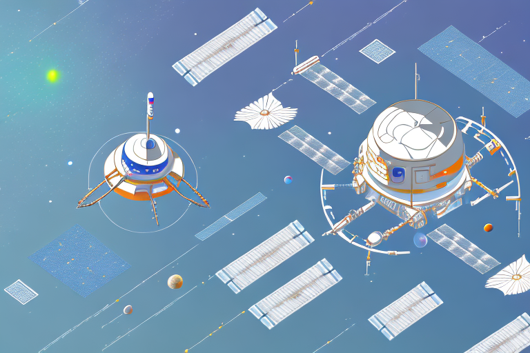 A space probe and a space habitat
