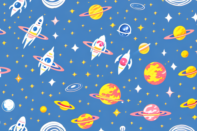 A space-themed yoga project for kids